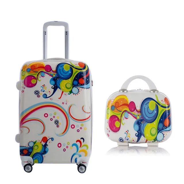 1PC Children's Suitcases Aluminum Alloy Pull Rod