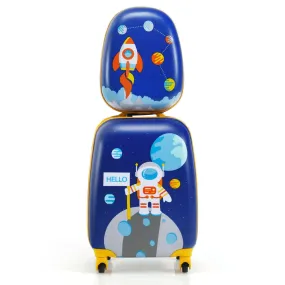 2PC Kids Carry-On Luggage Set for Travel