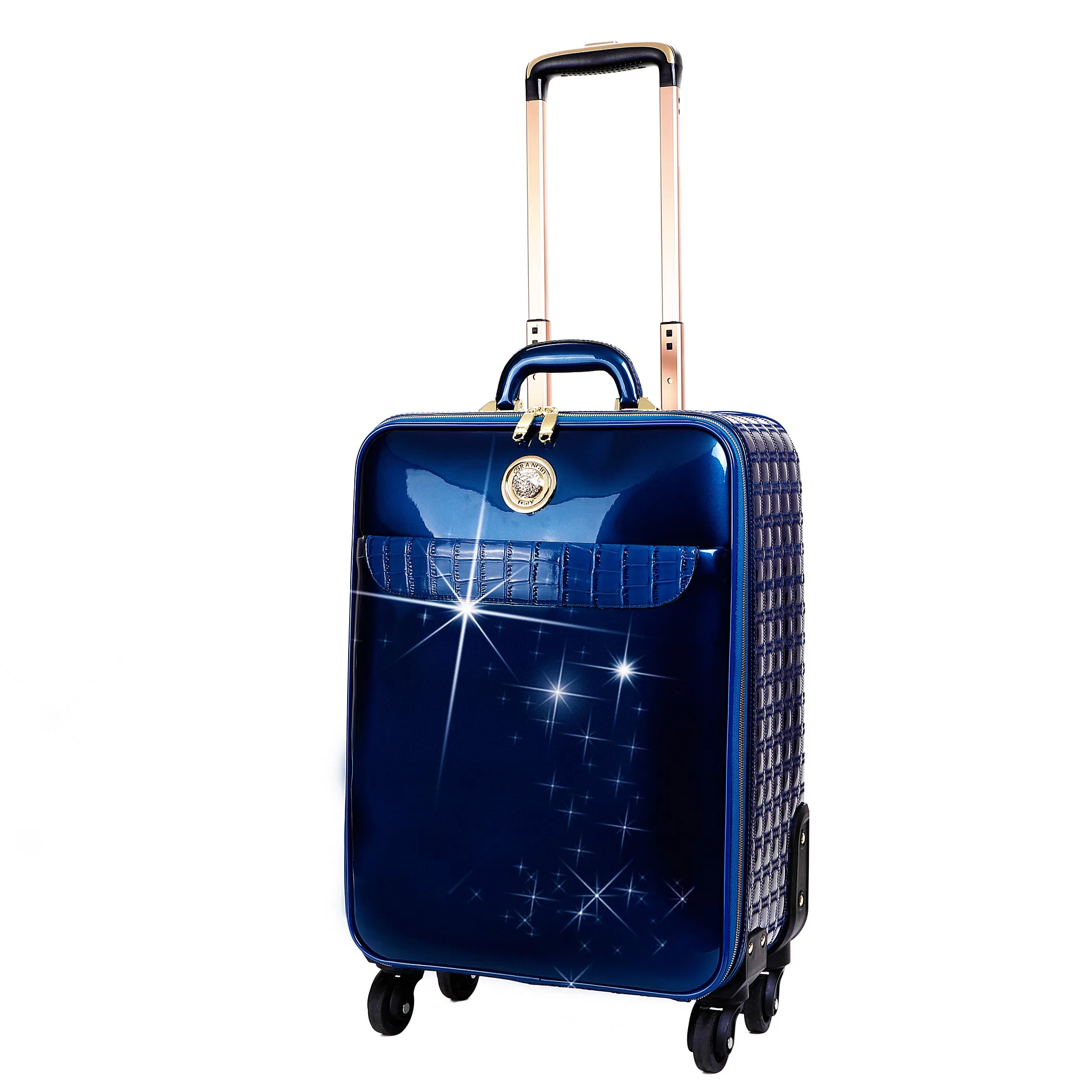 Brangio Glossy Designer Trolley Bag