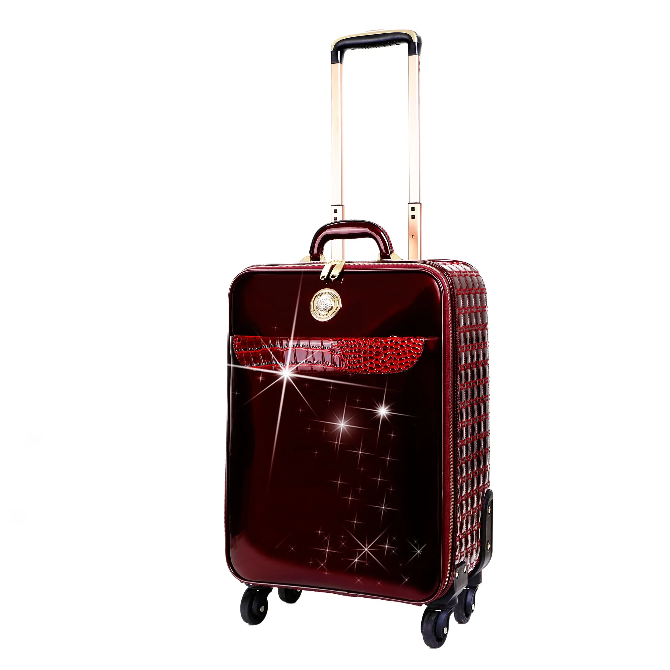 Brangio Glossy Designer Trolley Bag