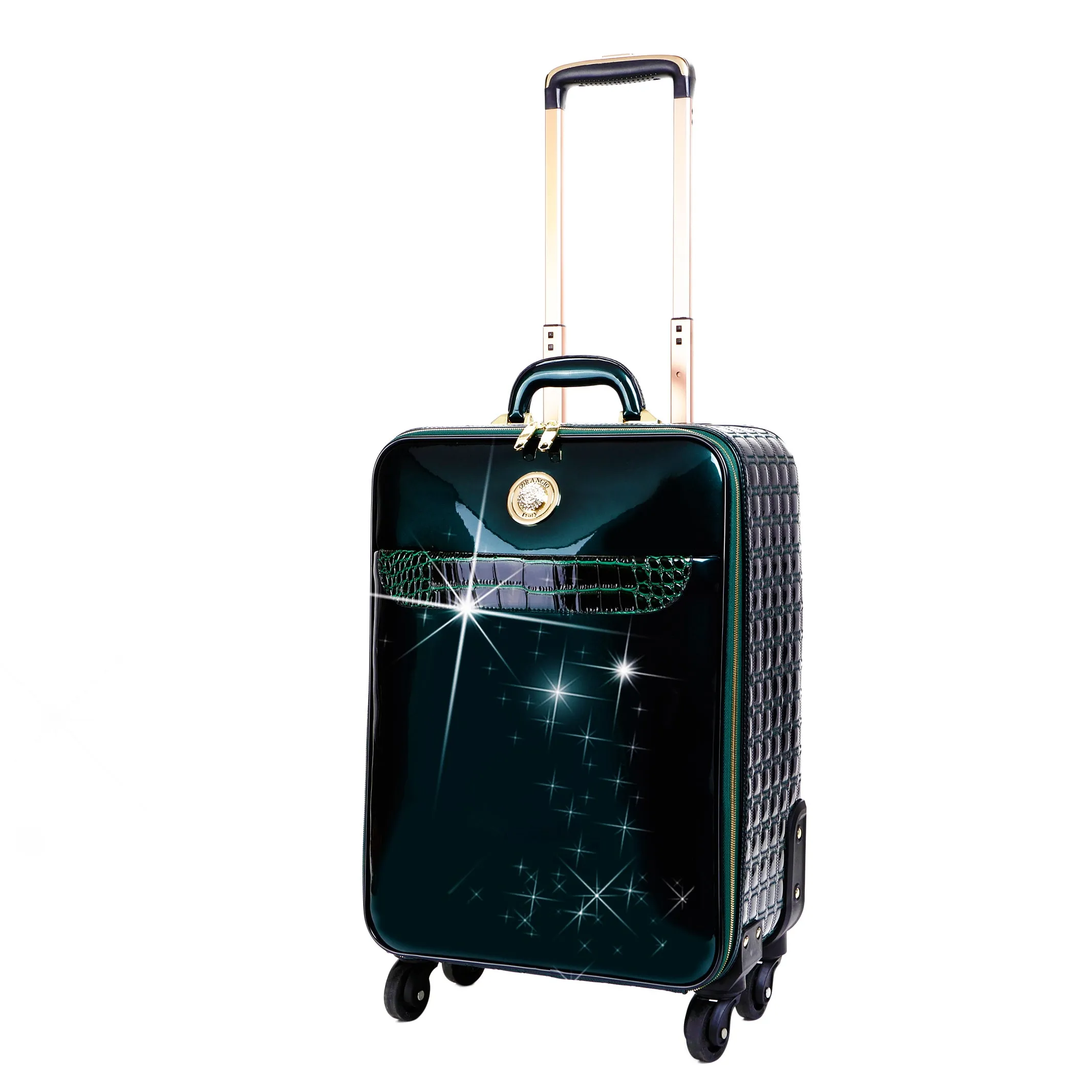 Brangio Glossy Designer Trolley Bag