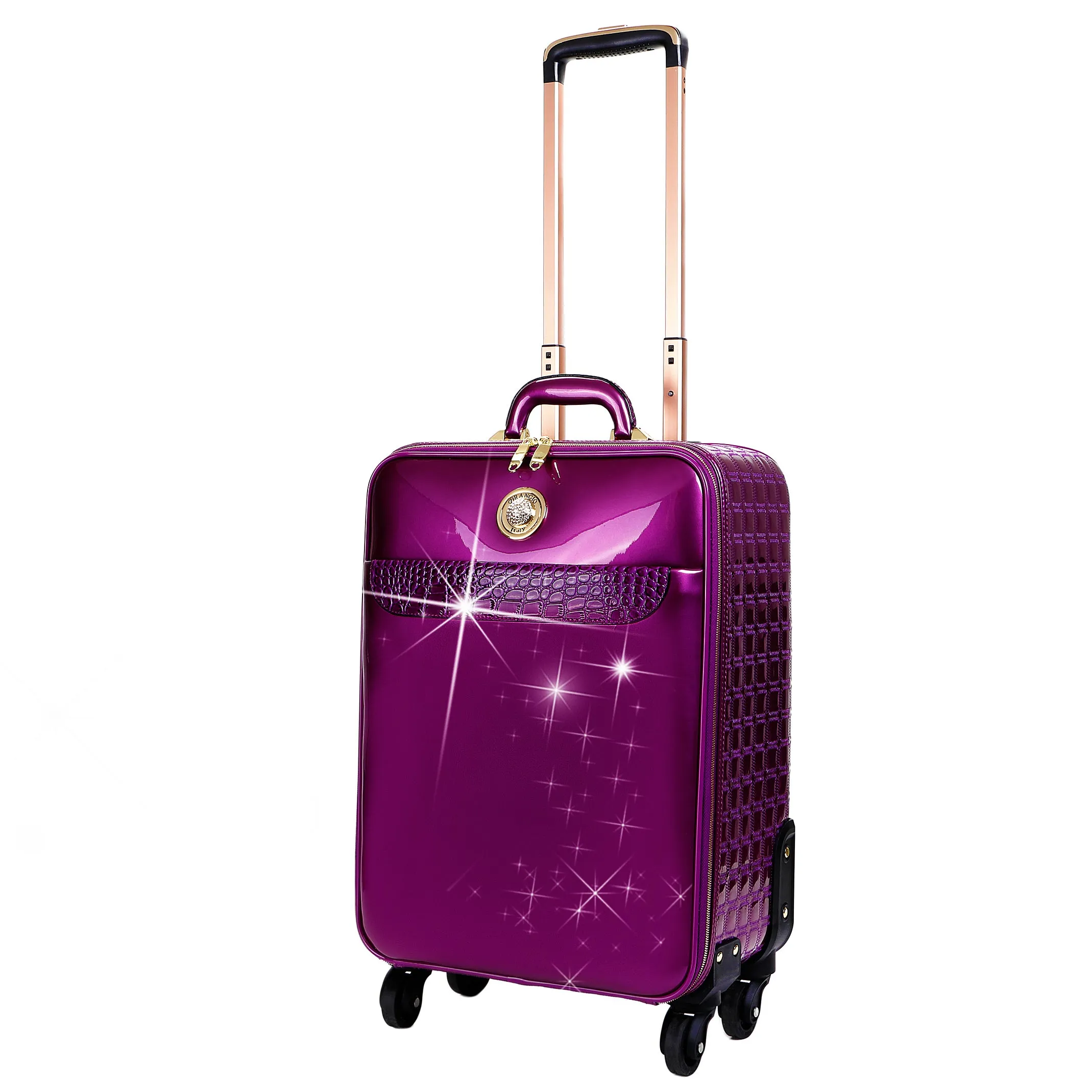 Brangio Glossy Designer Trolley Bag