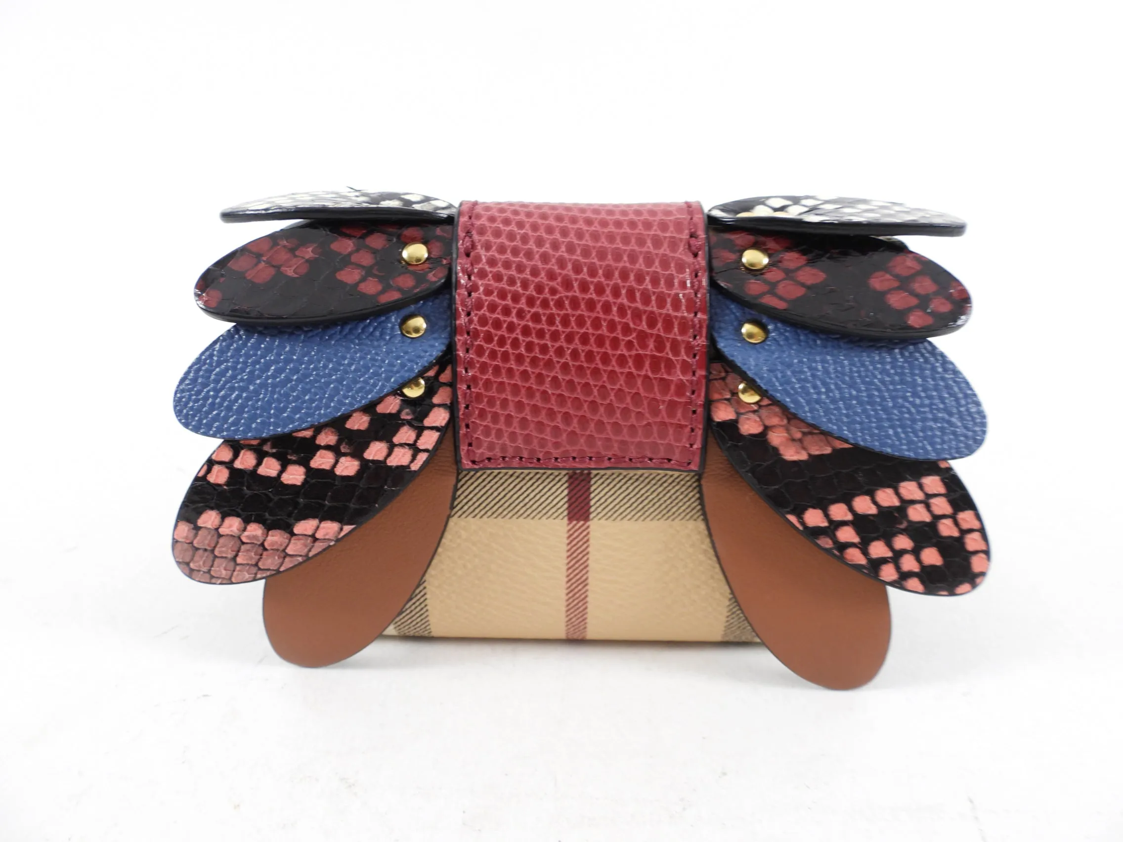 Burberry Limited Edition Butterfly Check Compact Wallet