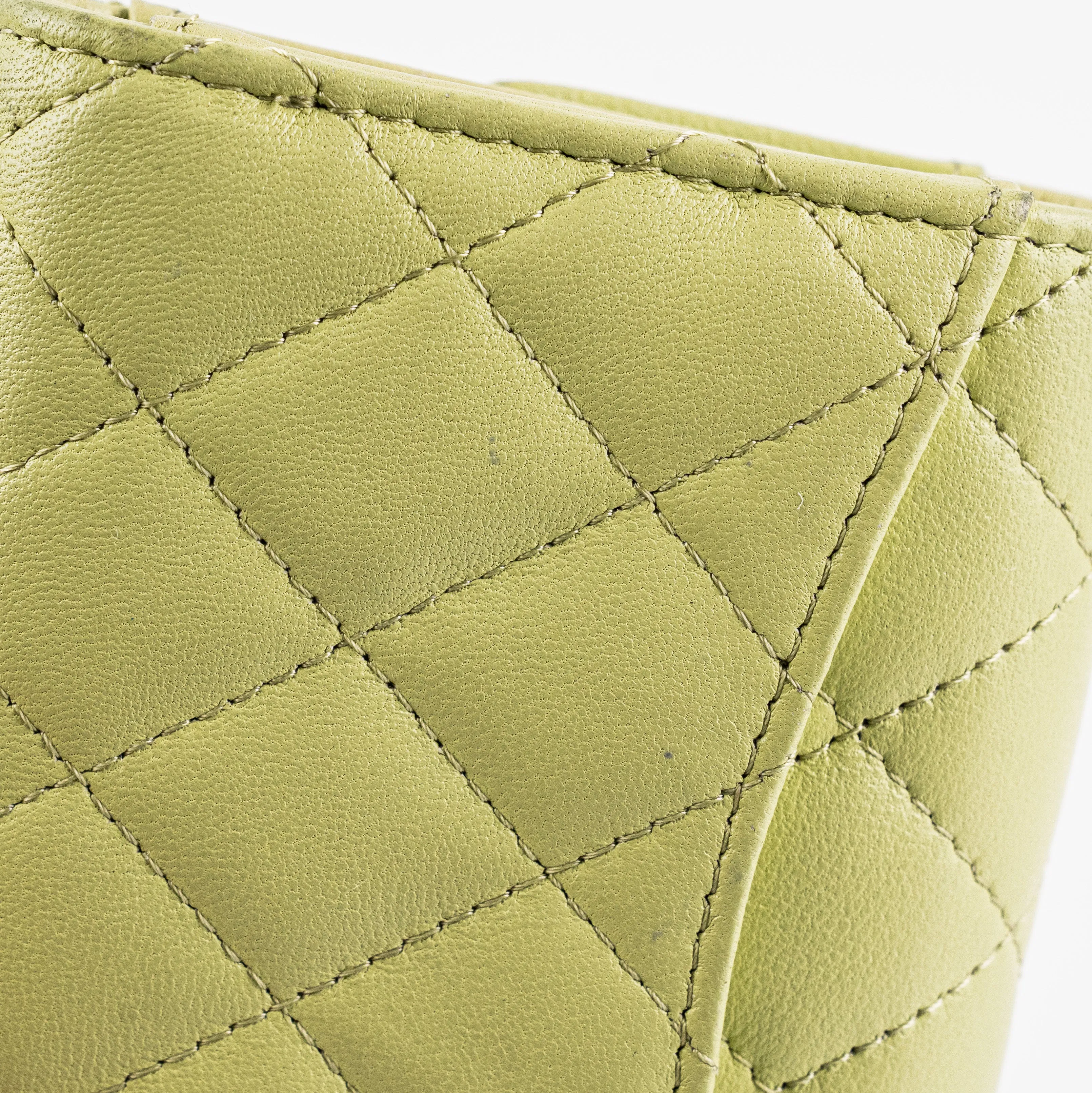 Chanel Compact Wallet Green