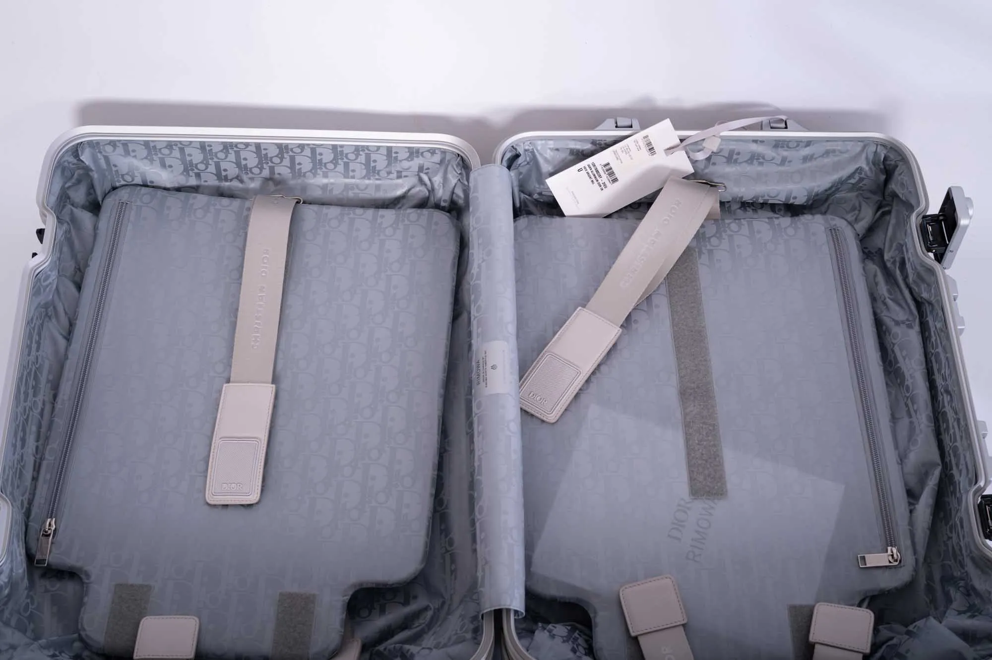 DIOR X RIMOWA Aluminum Gradient Carry-On Suitcase