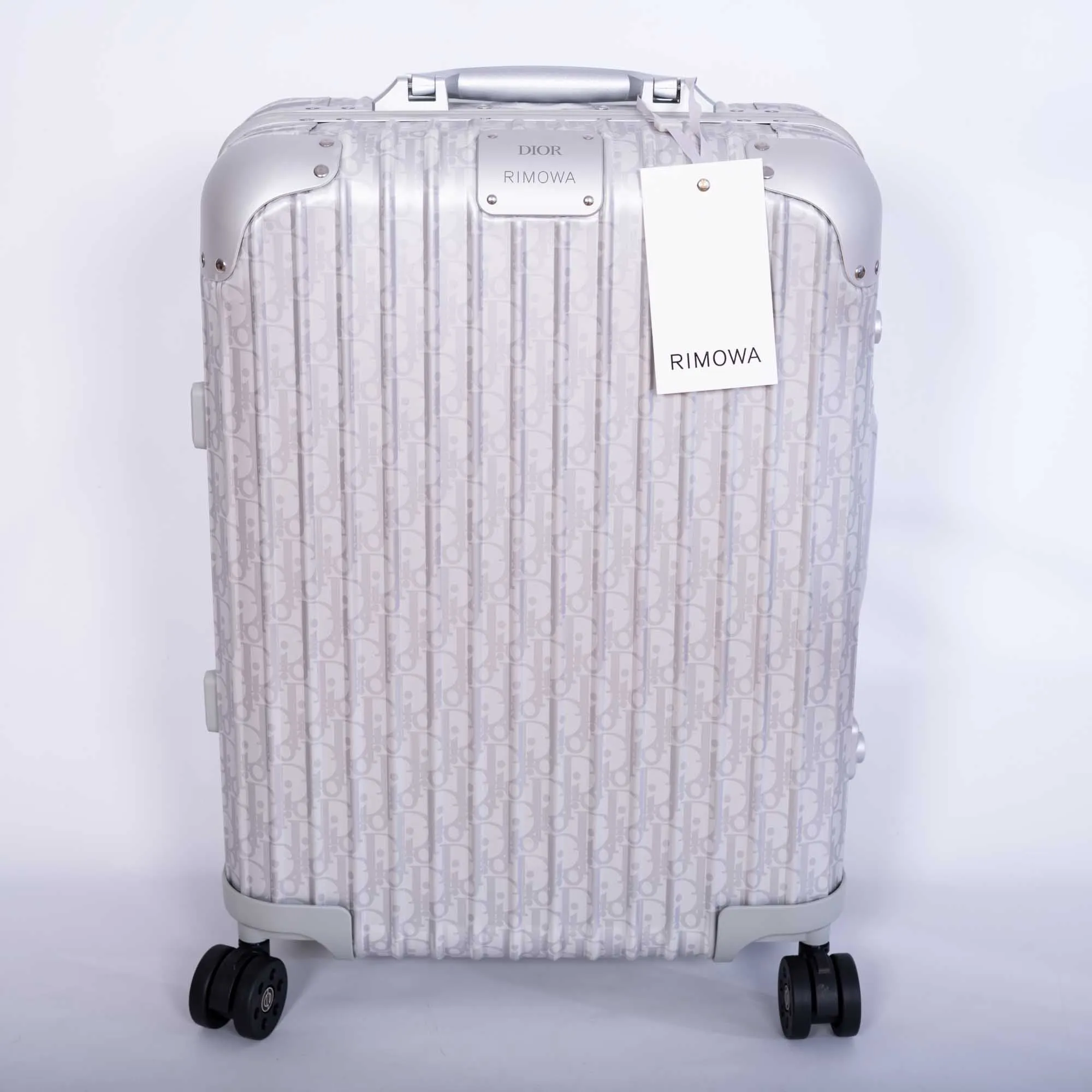 DIOR X RIMOWA Aluminum Gradient Carry-On Suitcase