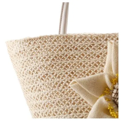 Exotic Women's Fashionable Woven Styled Coffee HandBag