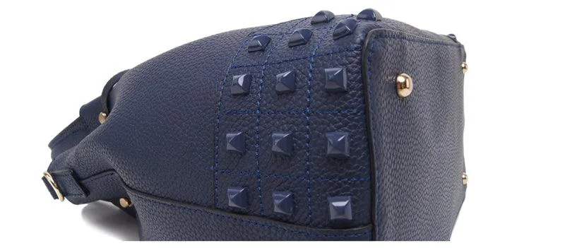 Generic Fashionable 2 in 1 Handbag - Blue