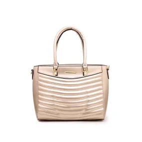 Golden Formal Hand Bag P54536