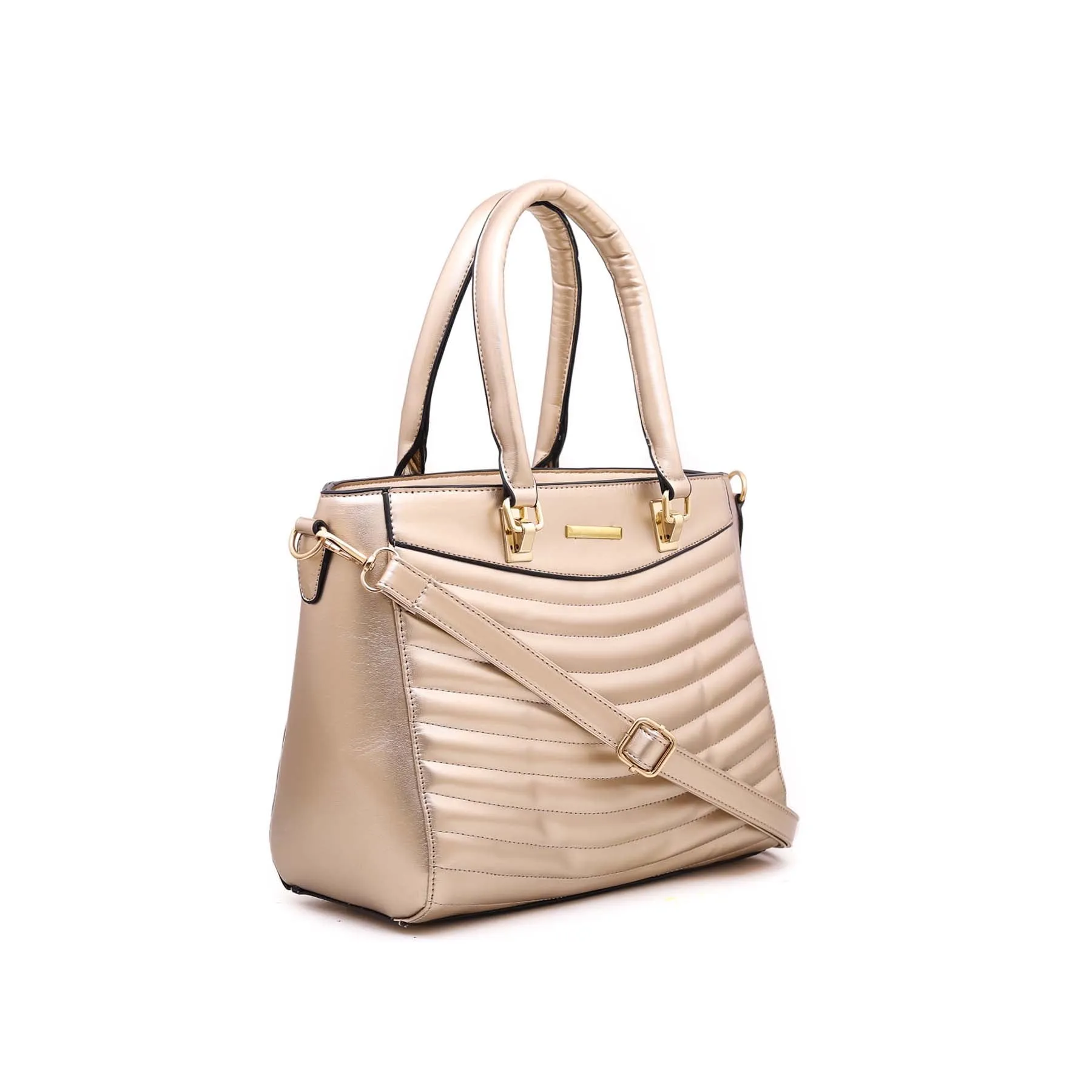 Golden Formal Hand Bag P54536