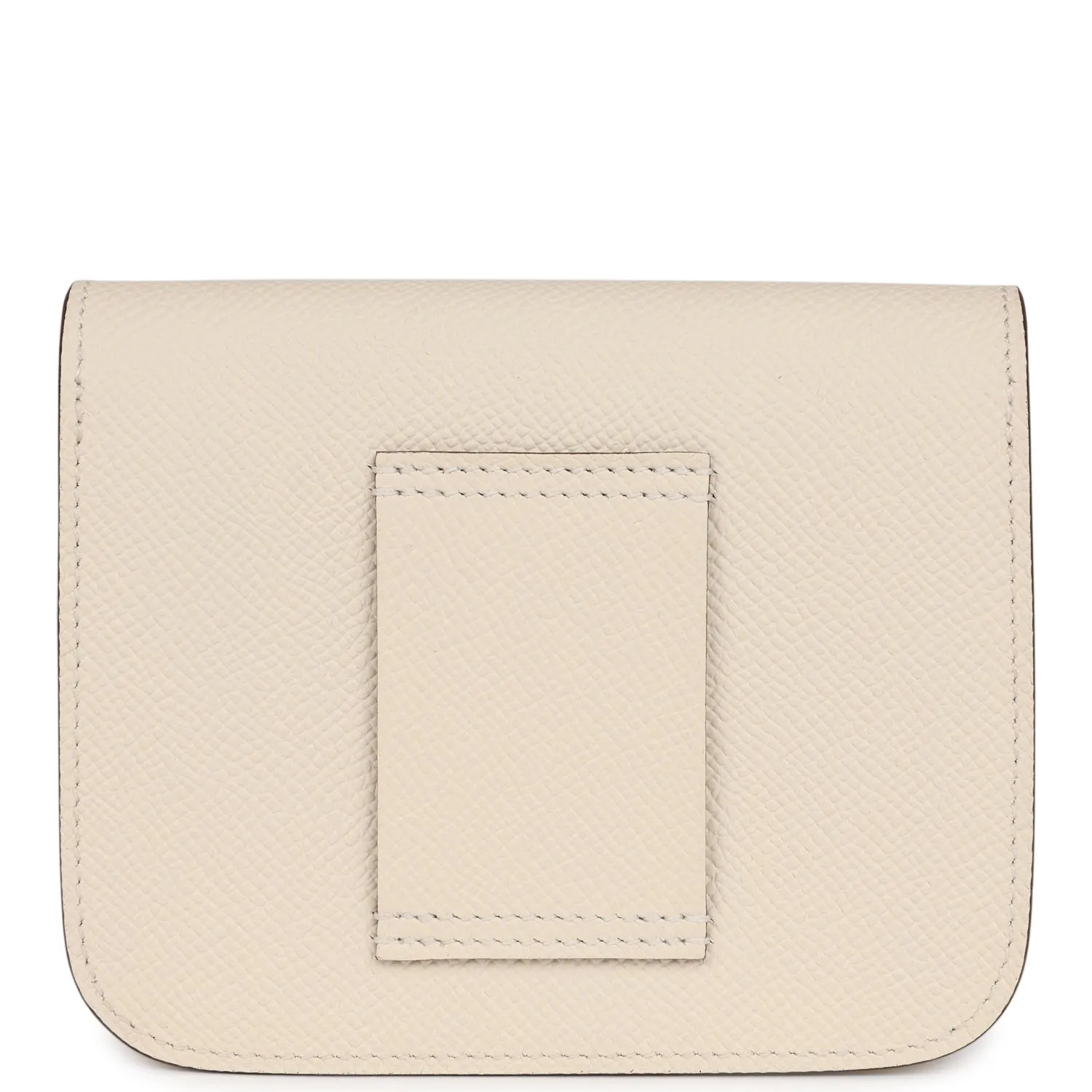 Hermes Constance Slim Wallet Nata Epsom Palladium Hardware