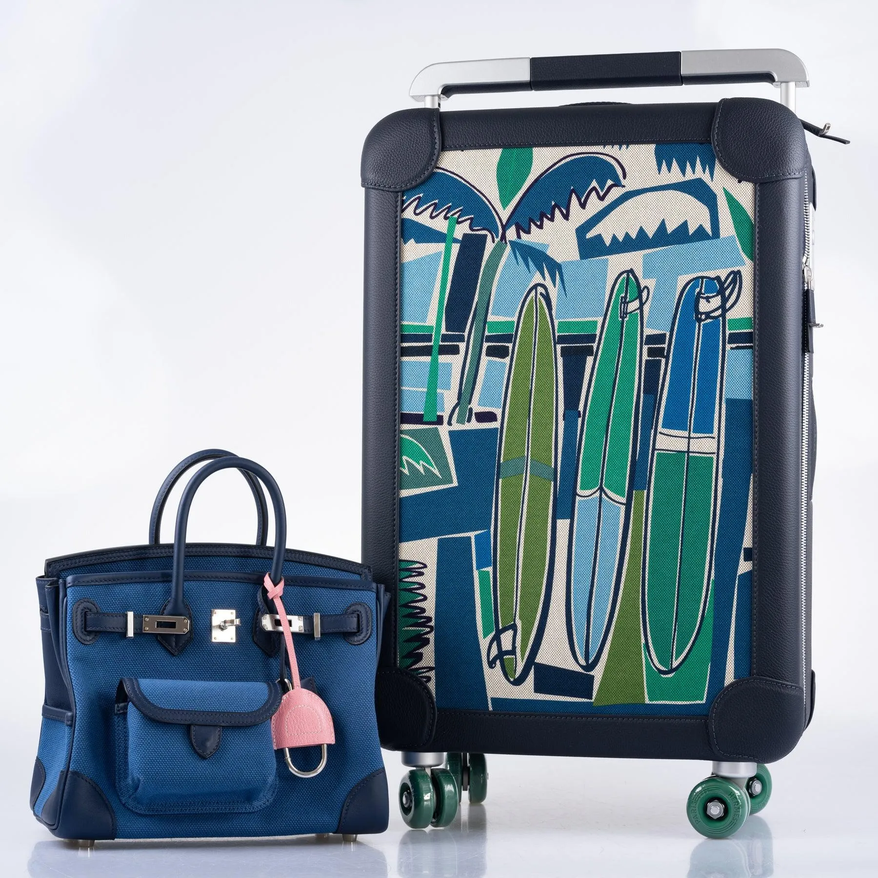 Hermès Rolling Mobility Suitcase R.M.S. Cabine 55 Surfer