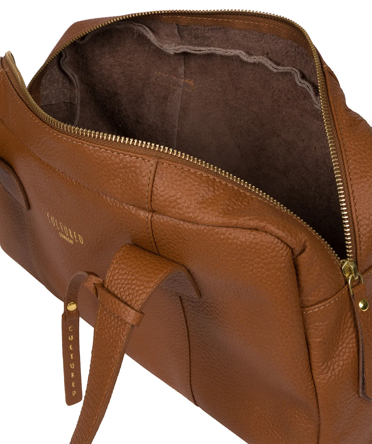 'Johanson' Tan Leather Handbag