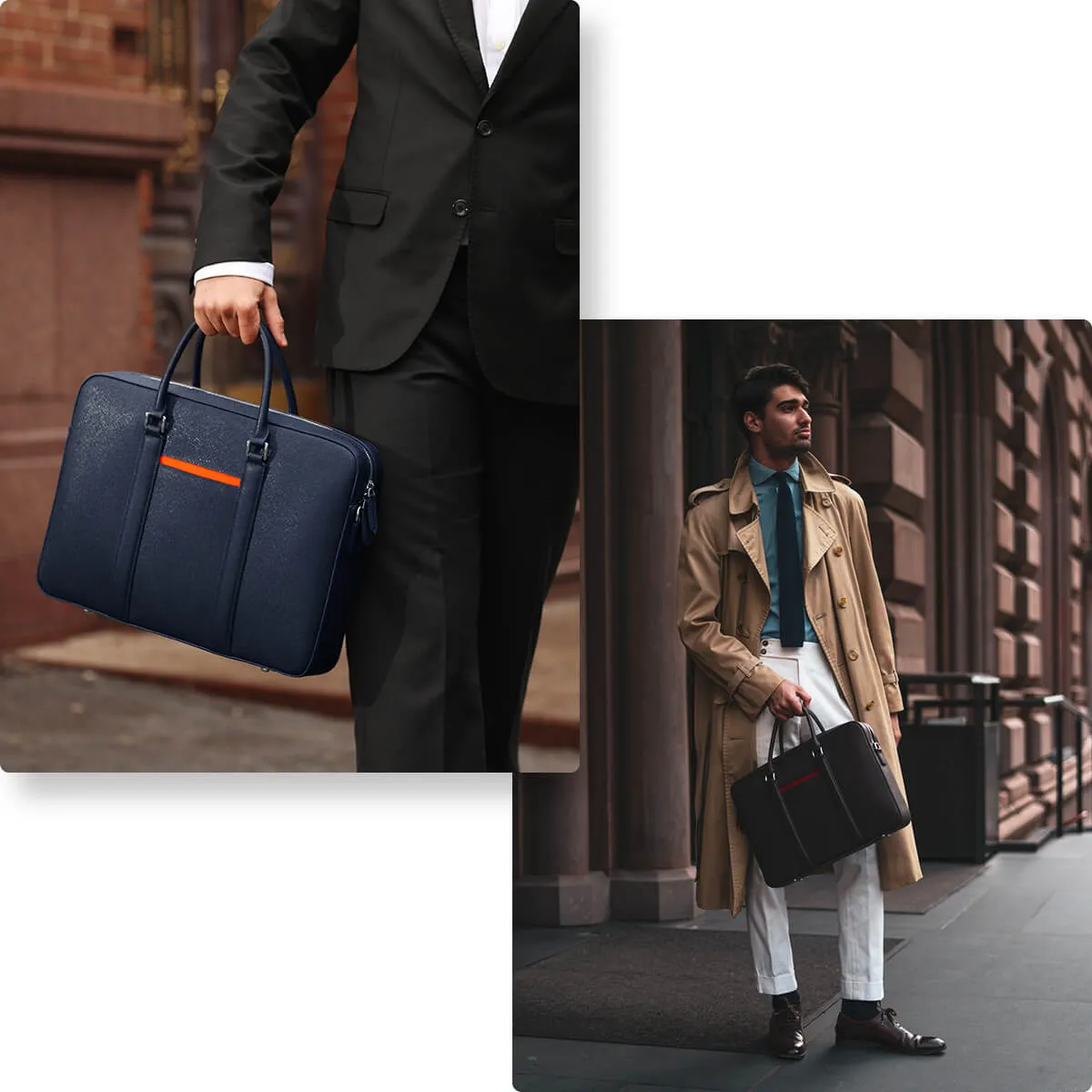 Manhattan Leather Briefcase