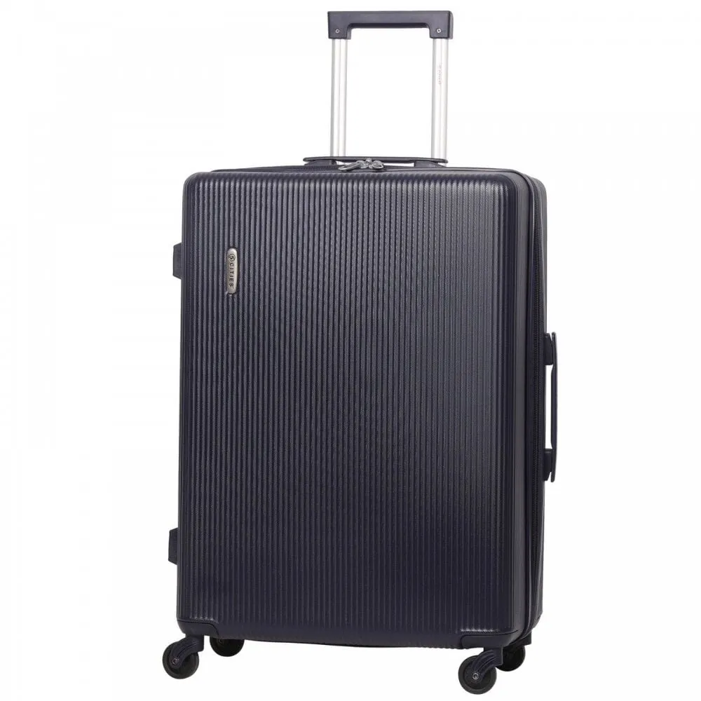 Navy Hardshell Medium Suitcase - 25Inch