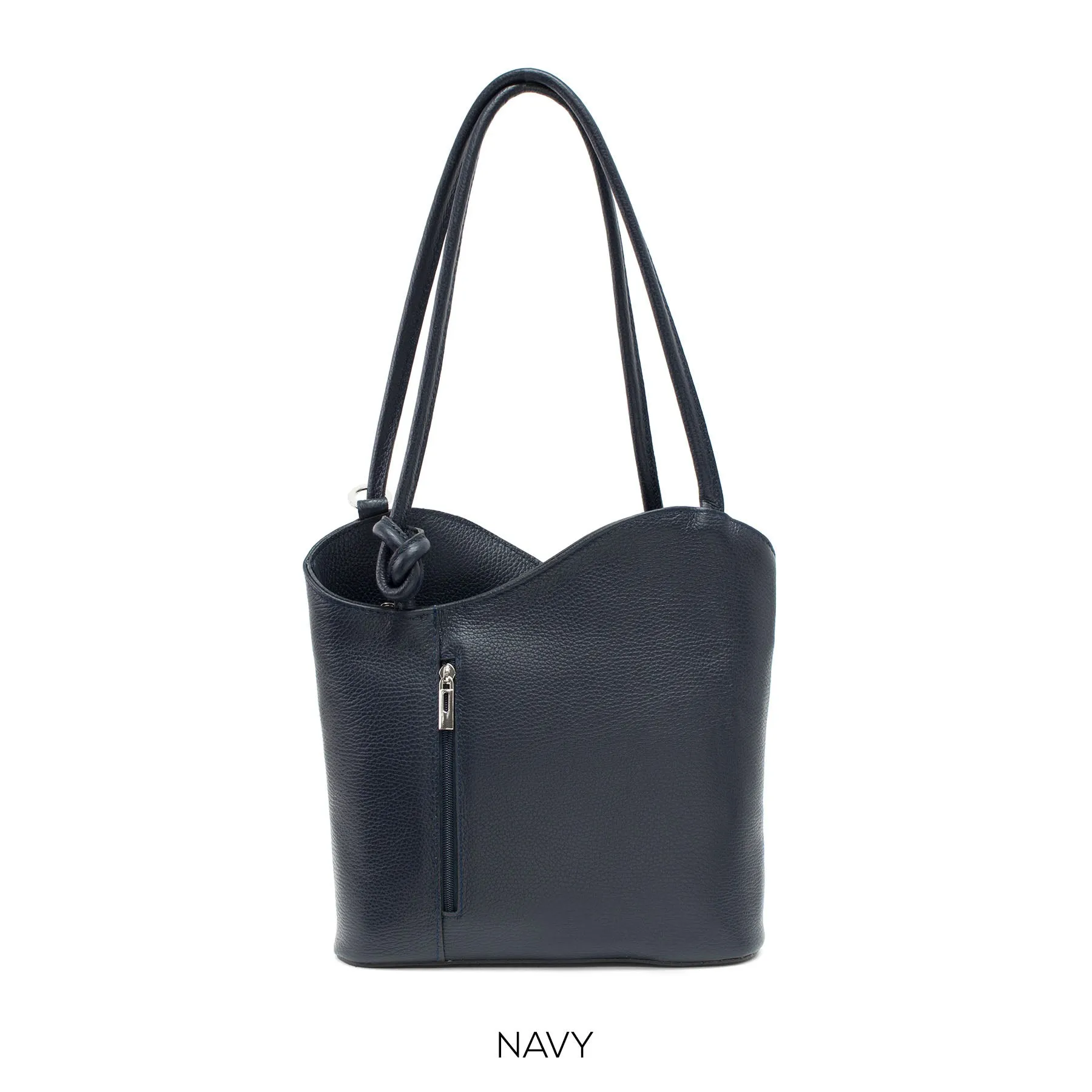 Navy Shoulder Bag Convertable to Backpack