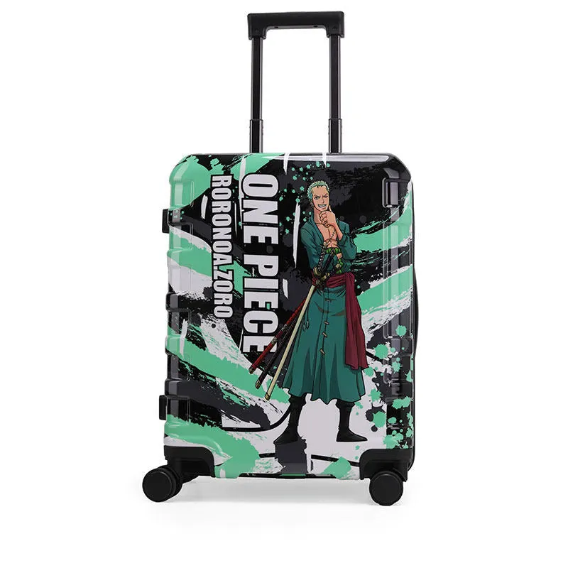 One Piece Straw Hat Crew Carrying Suitcase