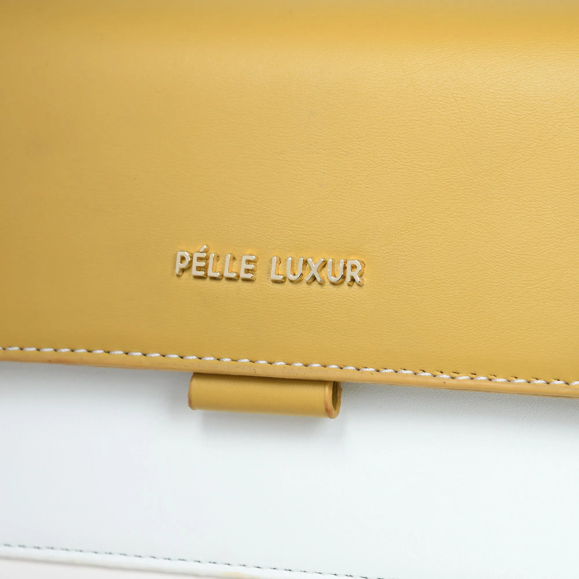 Pelle Luxure Small PU Sling Bag – Perfect for Women, Available in Mustard, White, and Olive