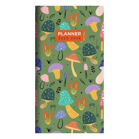 TF Publishing 2025-2026 Mushroom Patch Small Monthly Pocket Planner