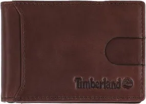 Timberland Men's Slim Leather Front Pocket Credit Card Holder Wallet