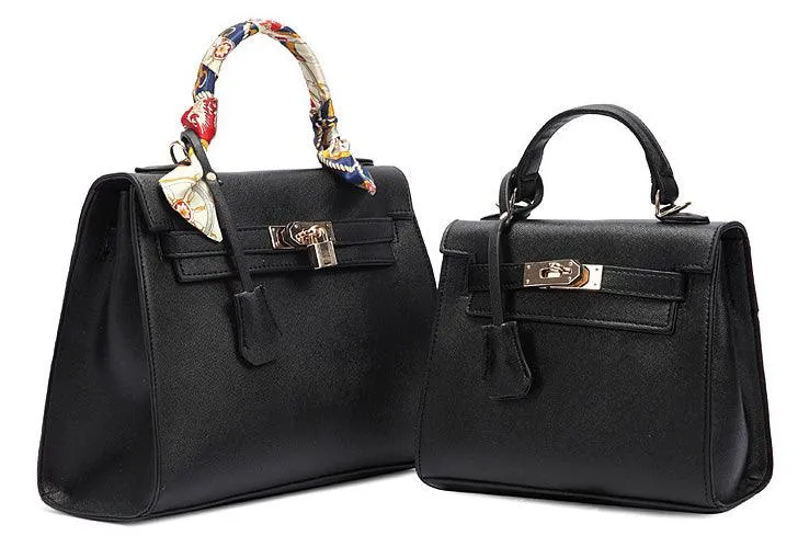 Top Quality Women's Fashionable Black HandBag-